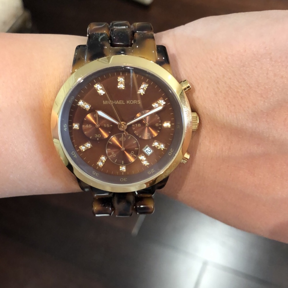 Michael Kors Tortoise watch